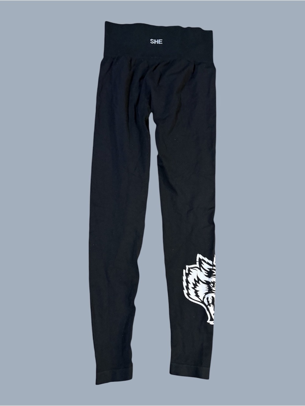 Darc Sport Black Leggings with White Graphic